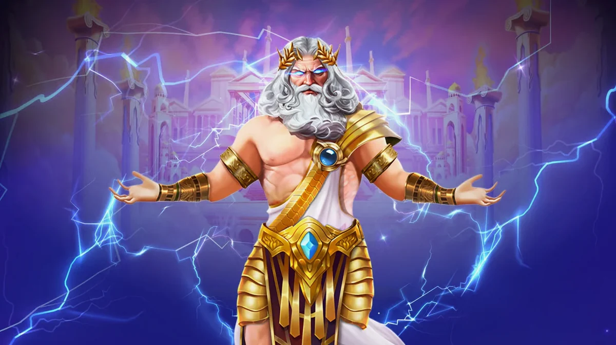 Gates of Olympus desktop game screen — demo preview