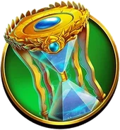 Gates of Olympus hourglass symbol